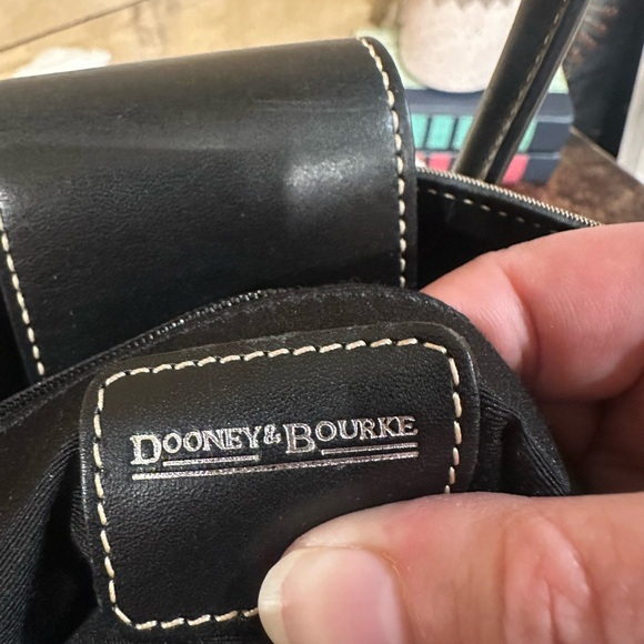 Dooney & Bourke signature canvas and leather satchel bag - Picture 7 of 9